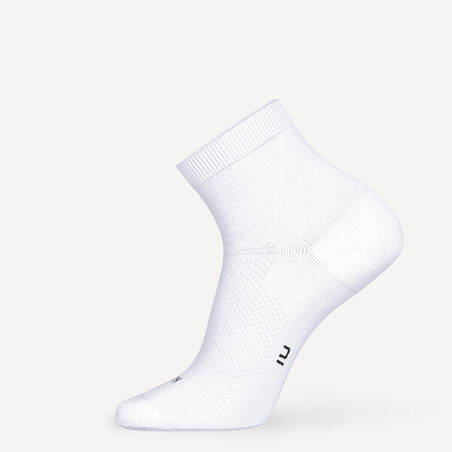 PACK OF 2 PAIRS OF RUN500 FINE CREW RUNNING SOCKS