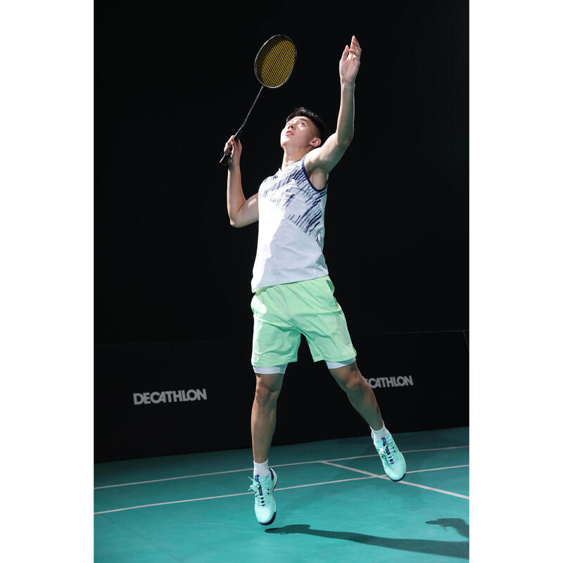 Badmintonracket voor volwassenen BR Perform 990 Pro paars onbespannen