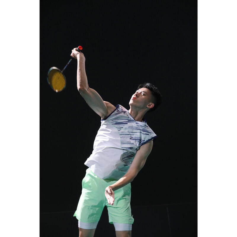 MEN BADMINTON SHORT PERFORM 990 LIGHT JADE