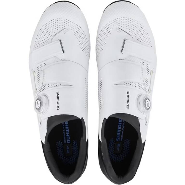 Shimano Road Bike Shoes RC5 White - Wide