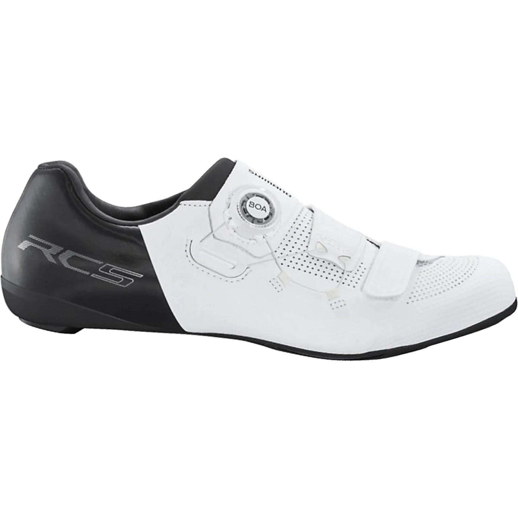 Shimano Road Bike Shoes RC5 White Wide