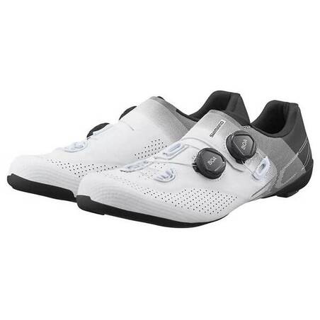 Shimano Road Bike Shoes RC7 White - Wide