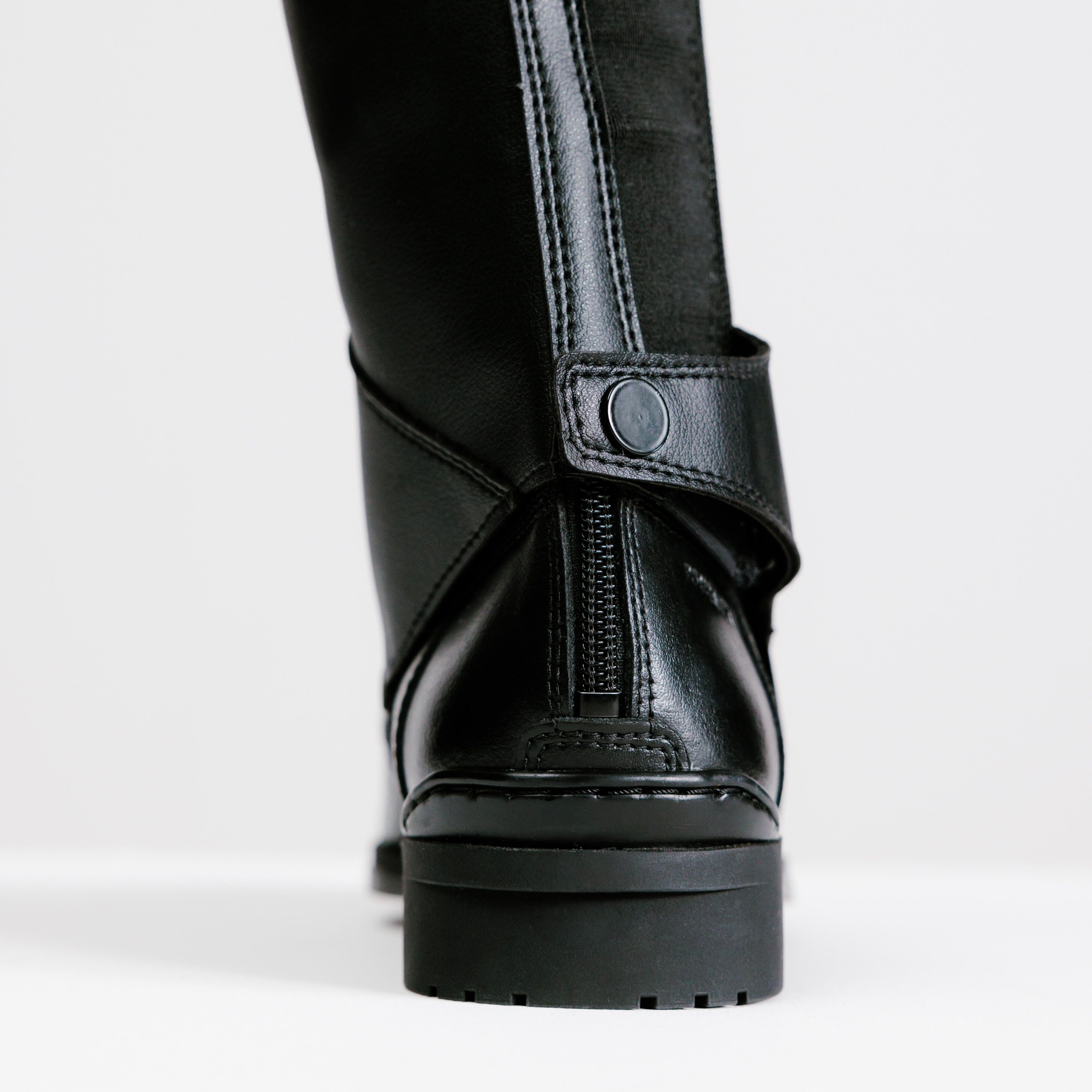Mini-chaps d’équitation – 500 noir - FOUGANZA