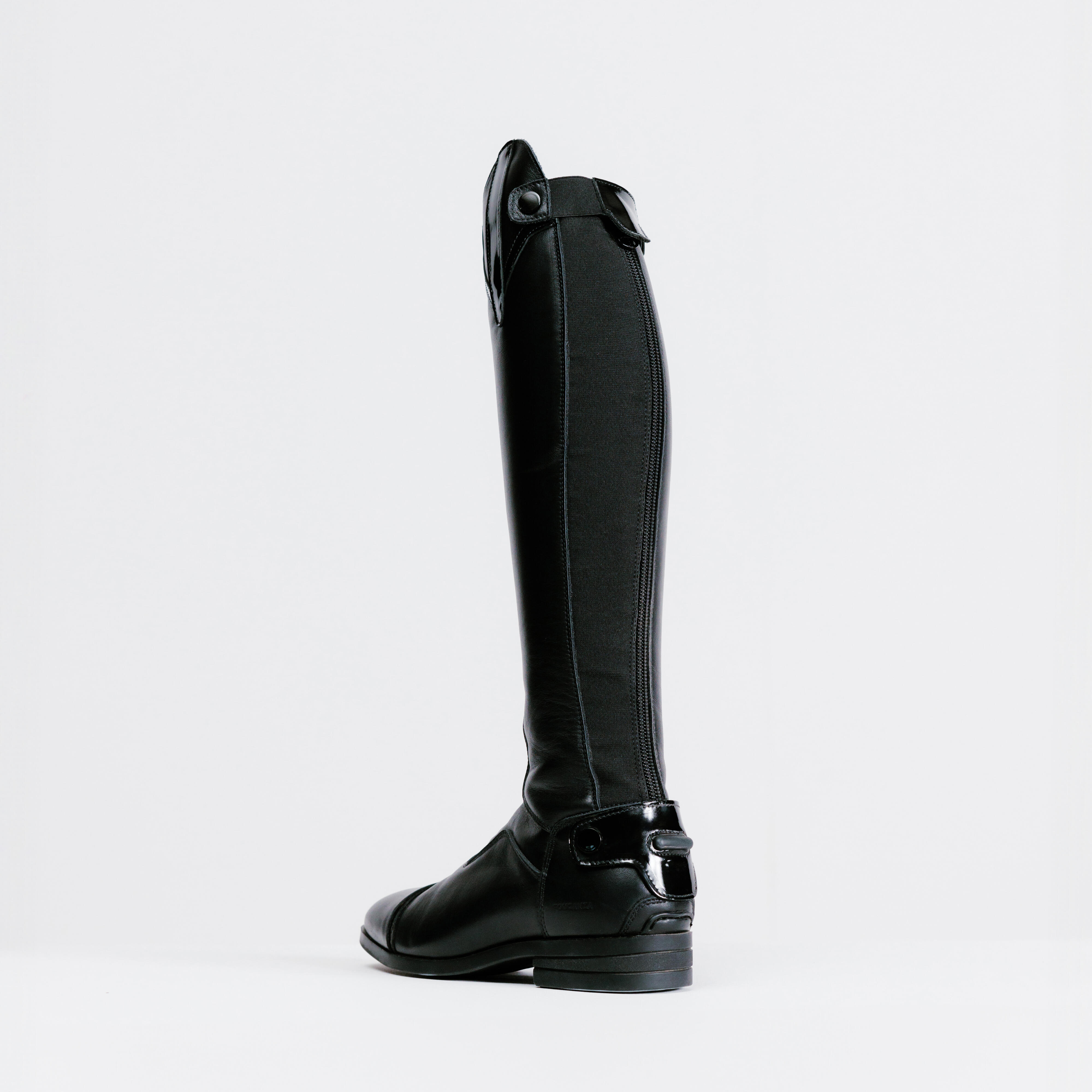 Women's leather riding boots - 900 black