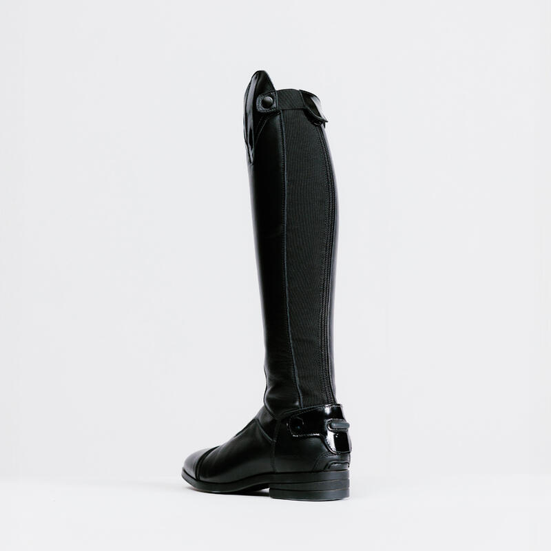 Bottes équitation cuir Femme - 900 noires