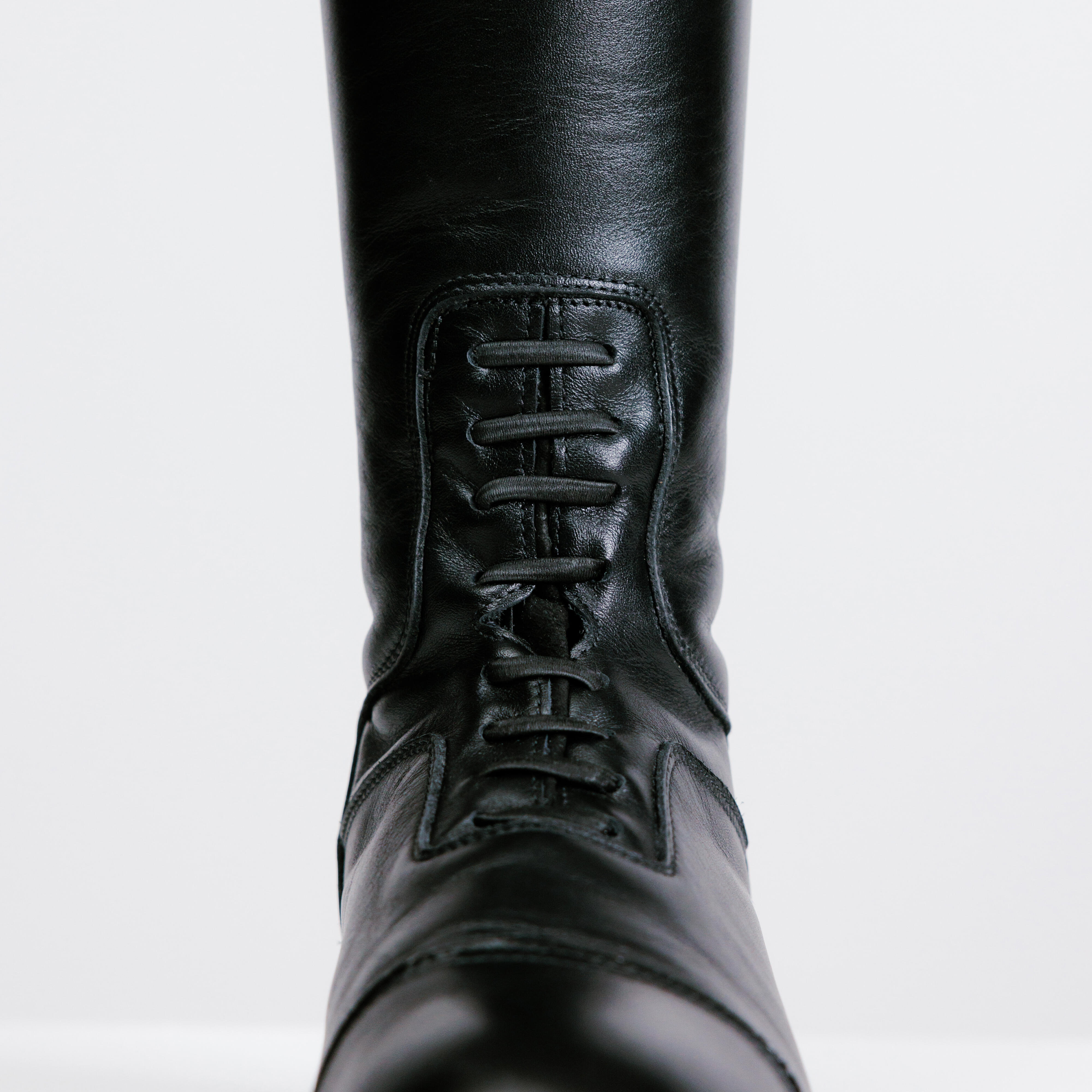 Women's leather riding boots - 900 black