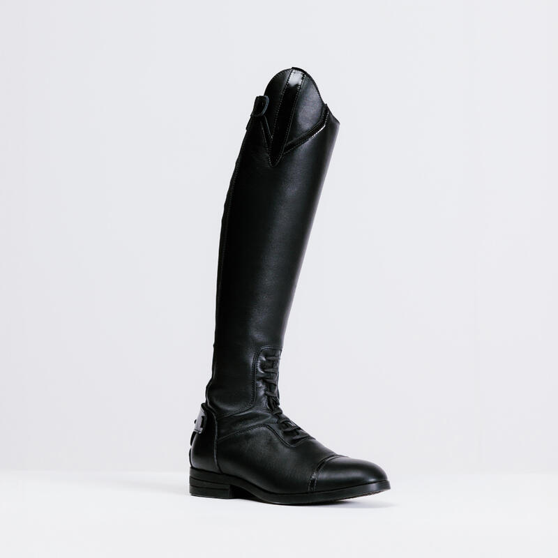 Bottes équitation cuir Femme - 900 noires