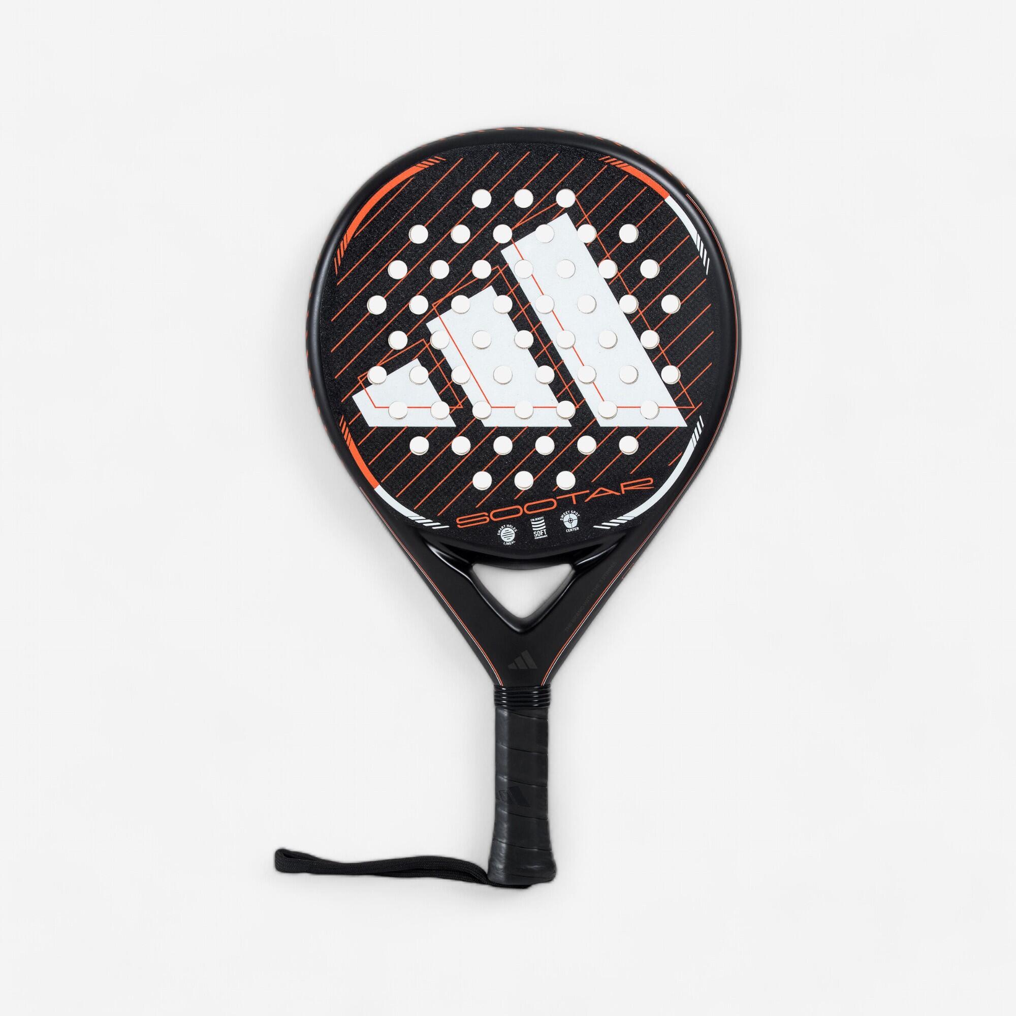 Adidas - Raquette De Padel Adulte - Adidas Sootar 24 - Raquette De Padel - Padel Beach Tennis - Noir-orange - Taille Unique - Decathlon
