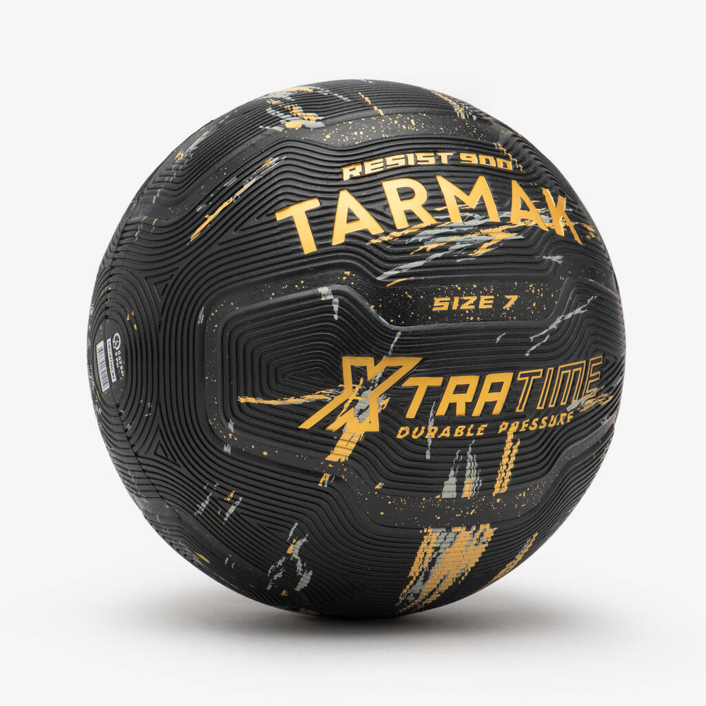 Balón de baloncesto talla 7 Tarmak Resist 900 amarillo negro