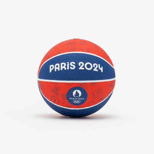 
      Basketball Grösse 1 - K100 Resist rot/blau Paris 2024
  