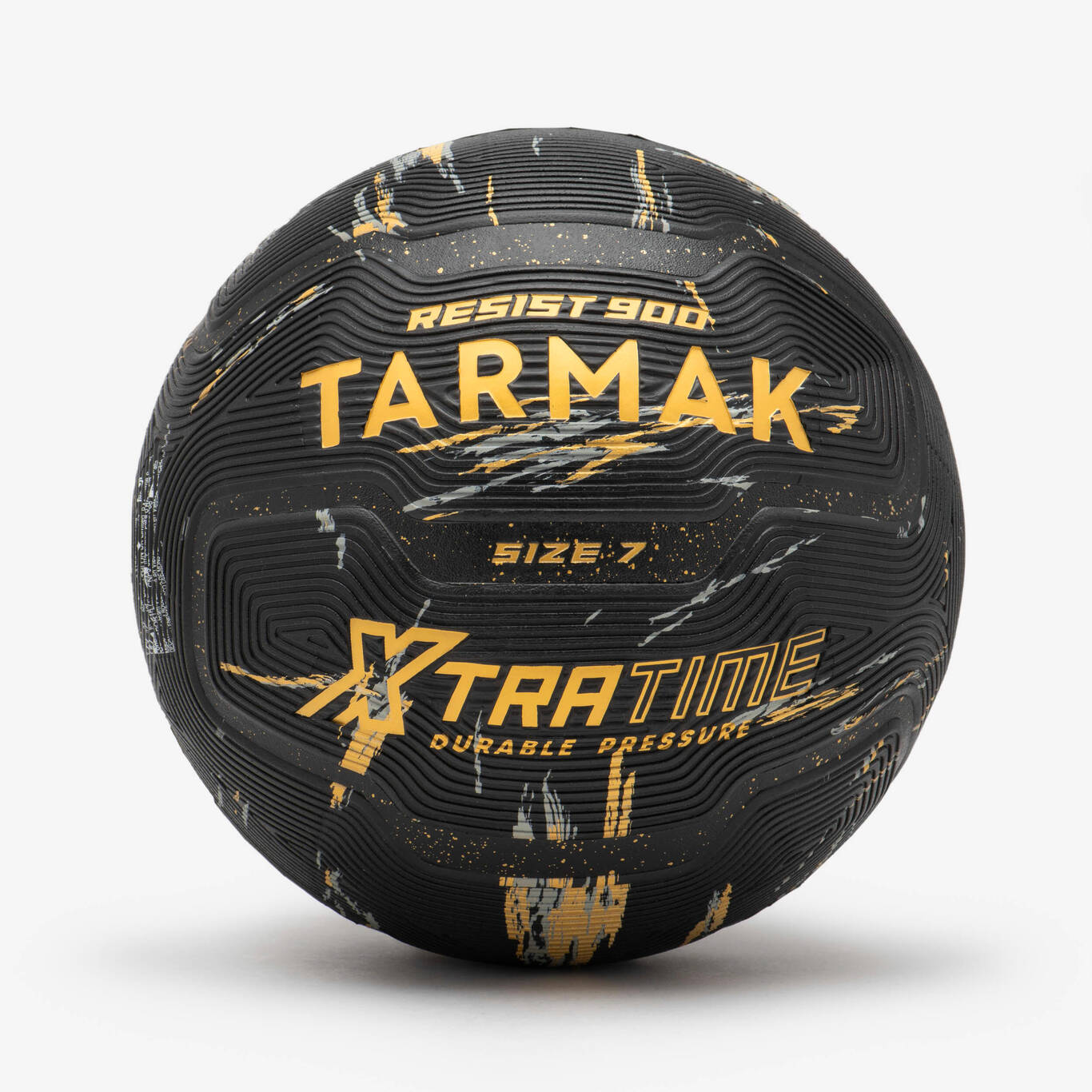 Bola Basket Ukuran 7 Resist 900 - Hitam/Kuning