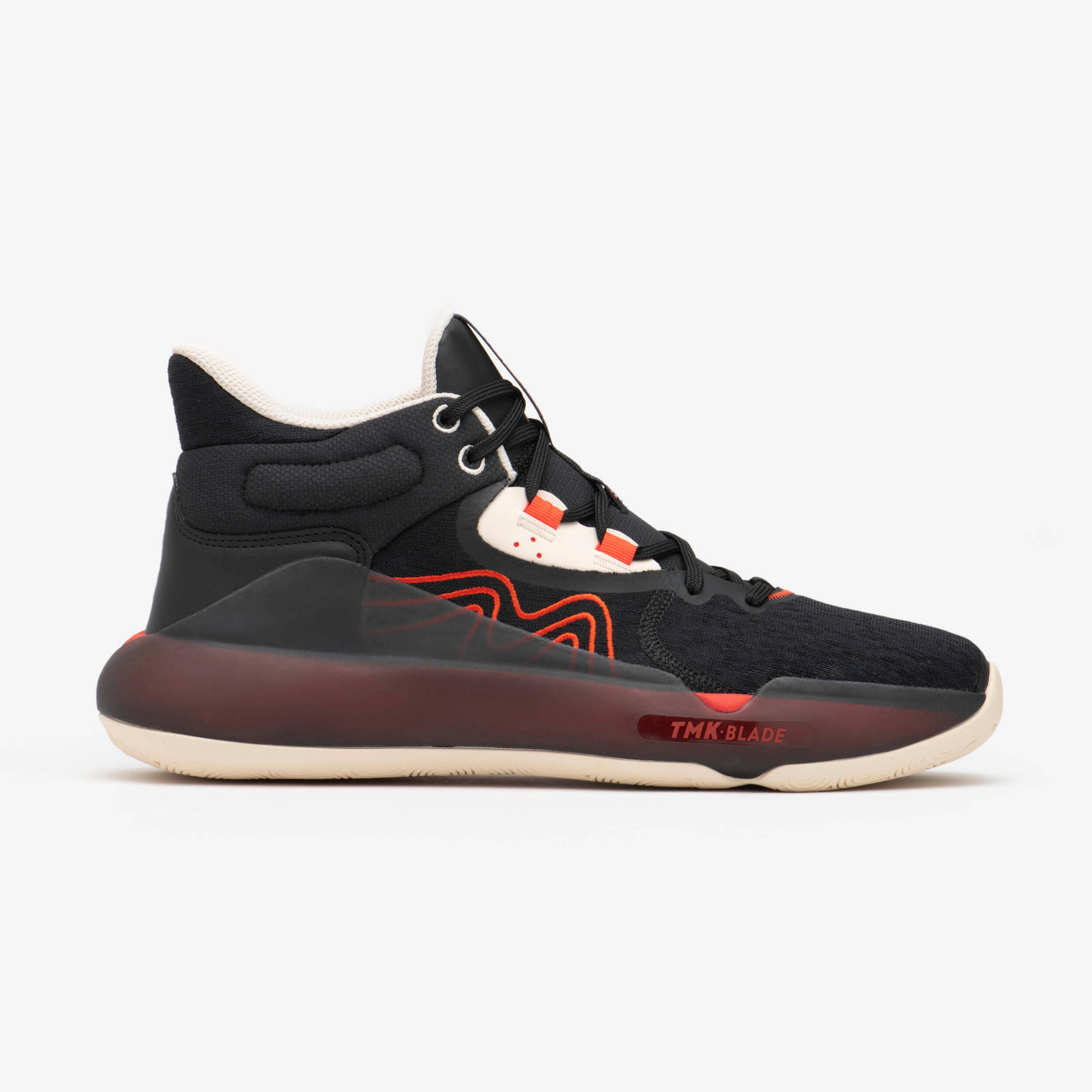 Men's/Women's Basketball Shoes SE 500 High - Black -  3