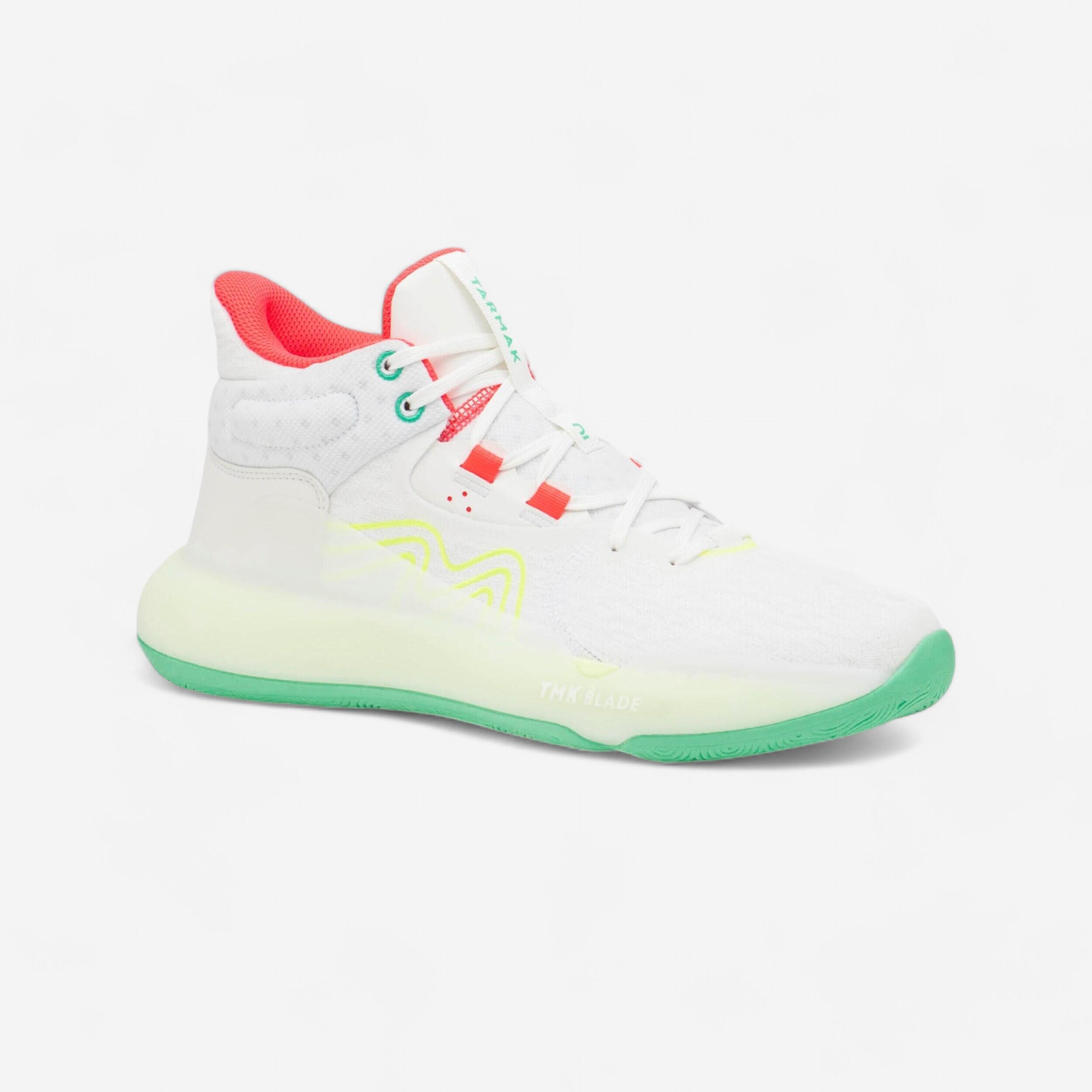 chaussures de basketball homme/femme - se 500 high blanc - tarmak