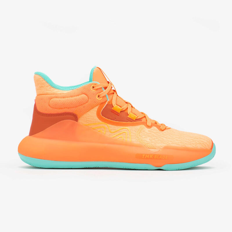 男女通用高筒籃球鞋 SE 500 - 橘色