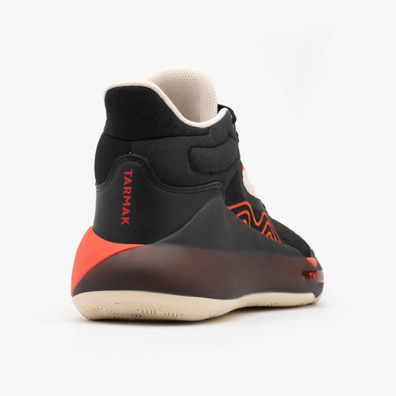 Damen/Herren Basketball Schuhe hoch - SE 500 High schwarz