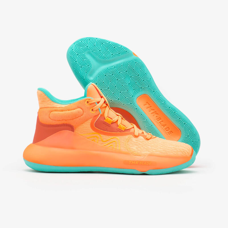 Men's/Women's Basketball Shoes SE 500 High - Orange