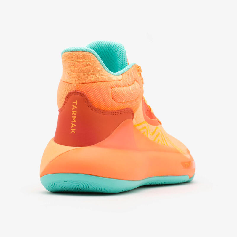 男女通用高筒籃球鞋 SE 500 - 橘色