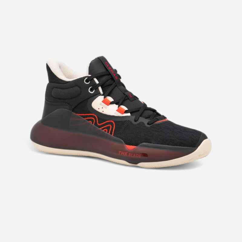 Tenis de básquetbol negros unisex SE 500 High Decathlon