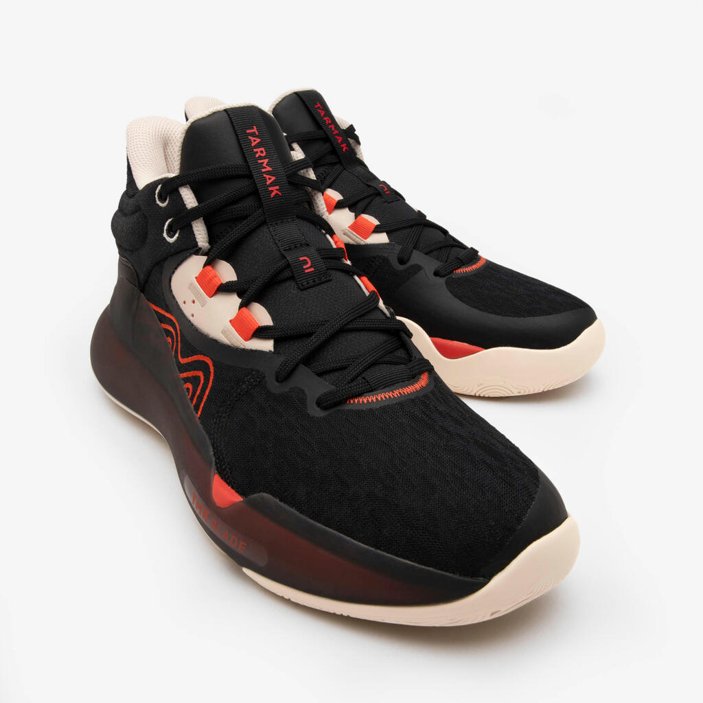 Chaussures de basketball homme/femme - SE 500 HIGH Noir