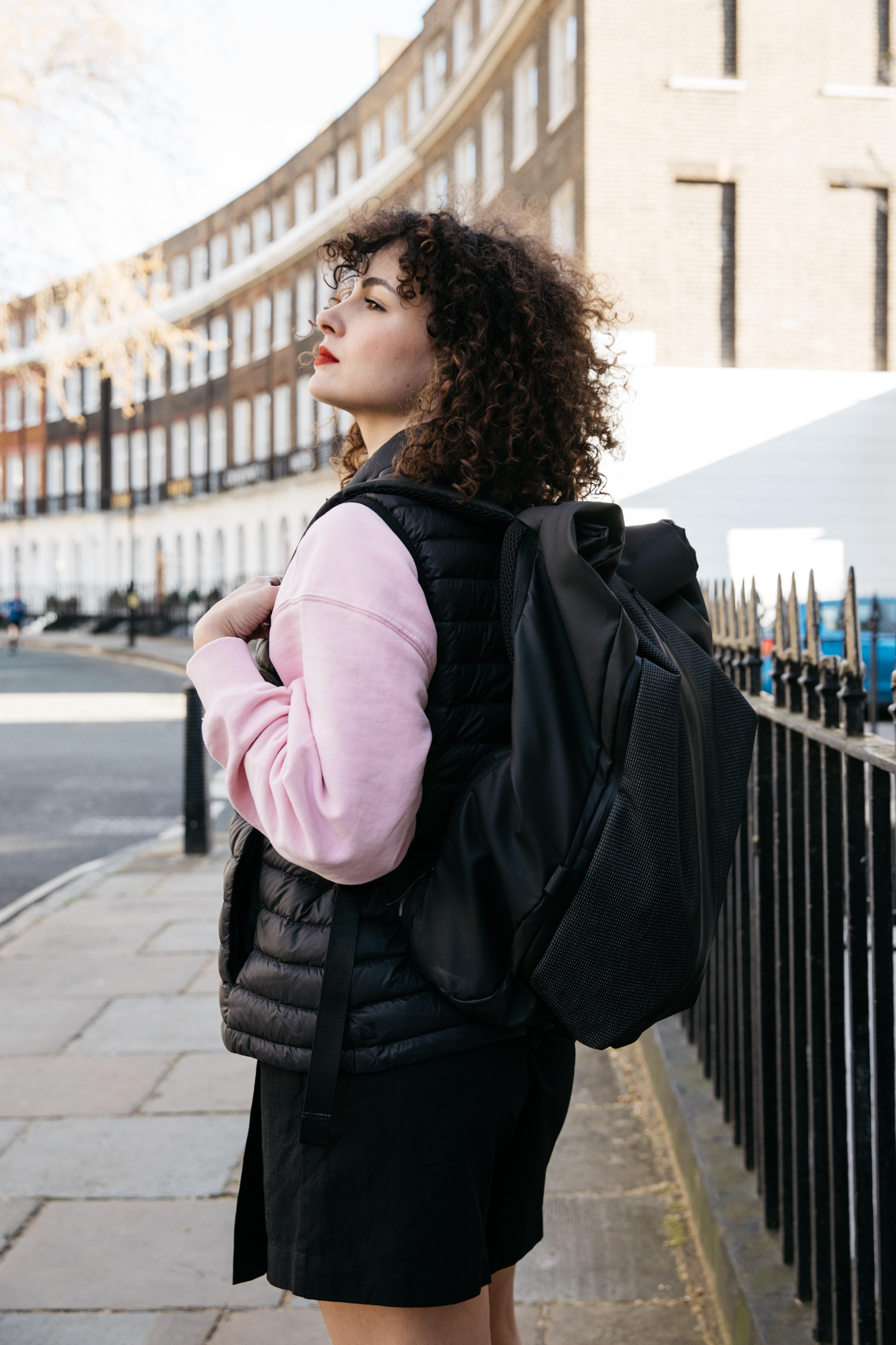 Urban Walking Backpack Lunch Box Activ Mblty Brooklyn 27 L Black