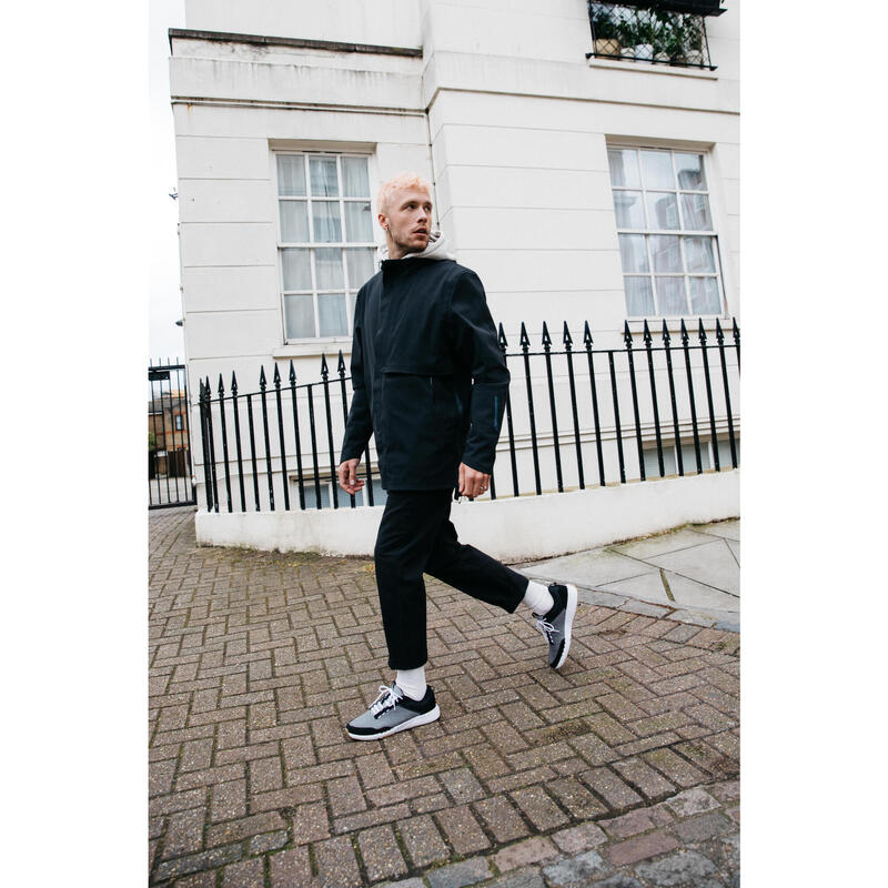 Chaussures marche urbaine homme Walk active noir gris