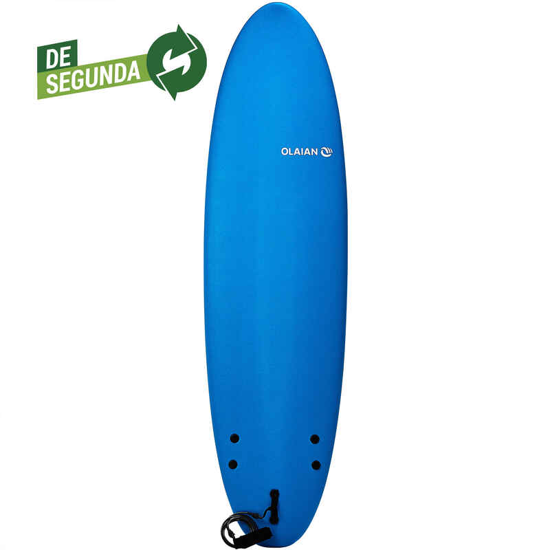 Tabla surf espuma De segunda. Se entrega con un leash y 3 quillas