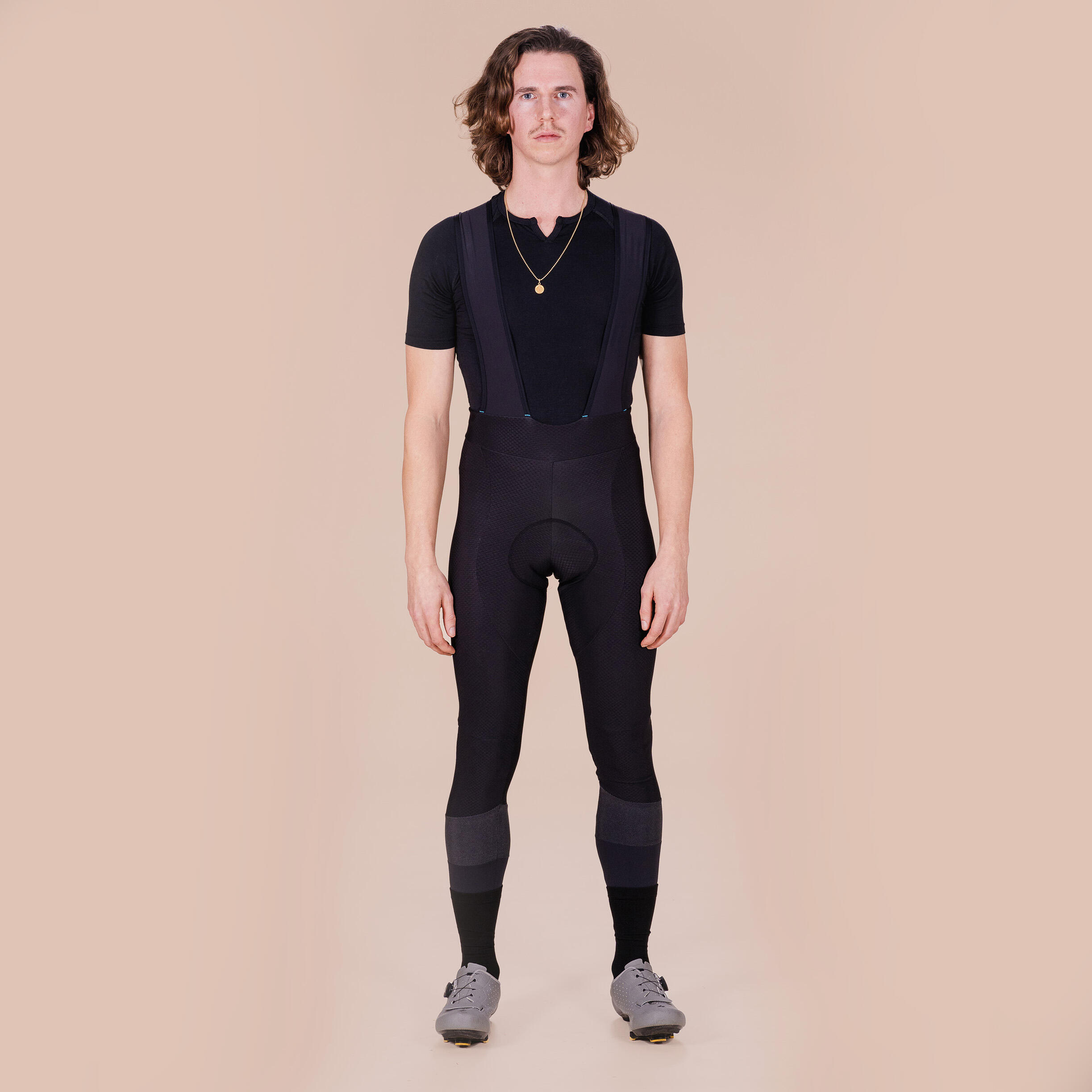 Winter fietsbroek Veloce zwart 6/7