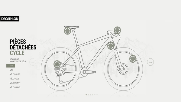 Plaquette velo decathlon new arrivals