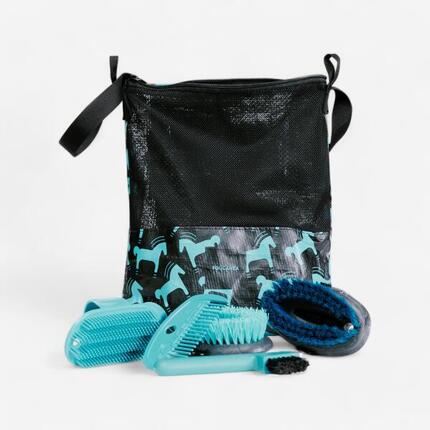 Kit pansage junior 5 pièces turquoise