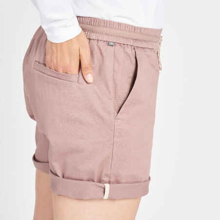 Sailing 100 Women's Sailing Shorts-Taupe Pink