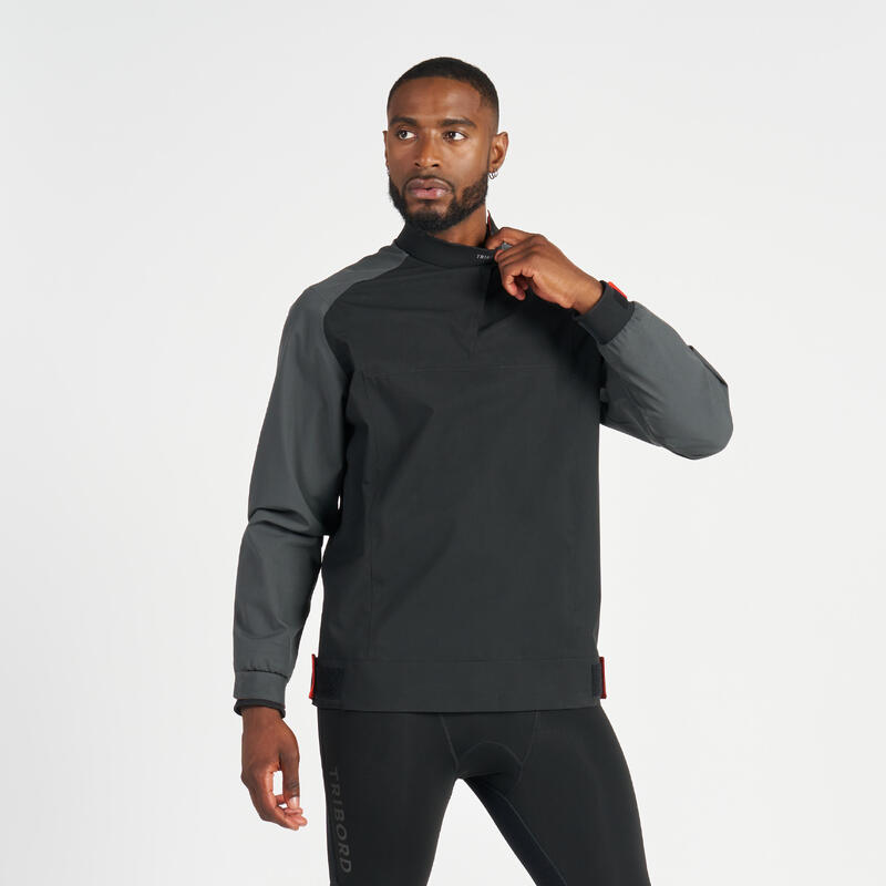 Men's Sailing Windproof Jacket - 500 BLACK