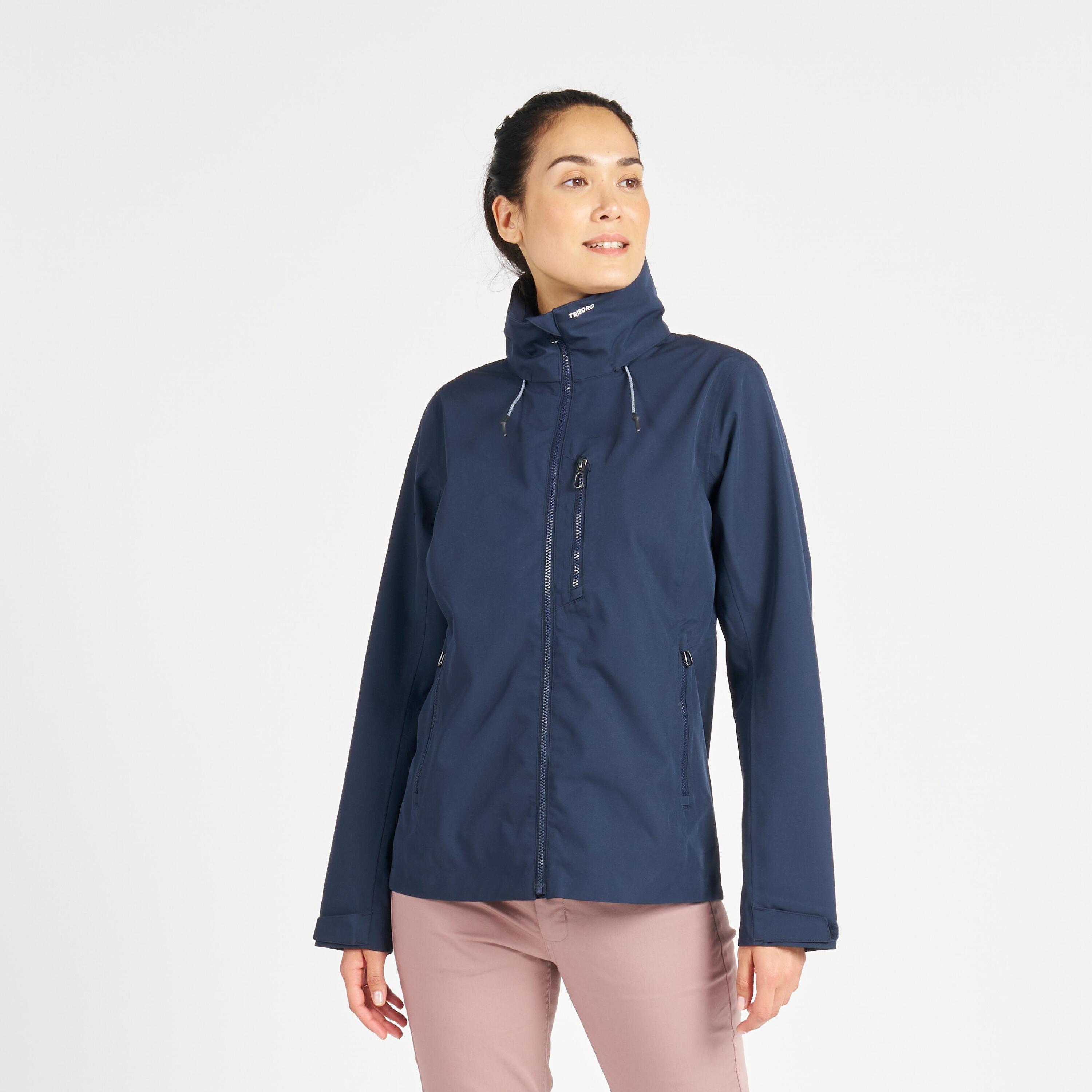 Women's sailing waterproof windproof jacket SAILING 300 - Navy Blue 2/15