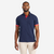 Polo marin homme manche courte Sailing 100 Navy manche rouge