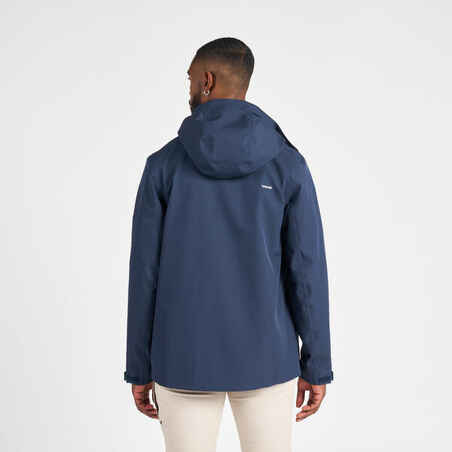 Men's sailing waterproof windproof jacket SAILING 300 Navy blue