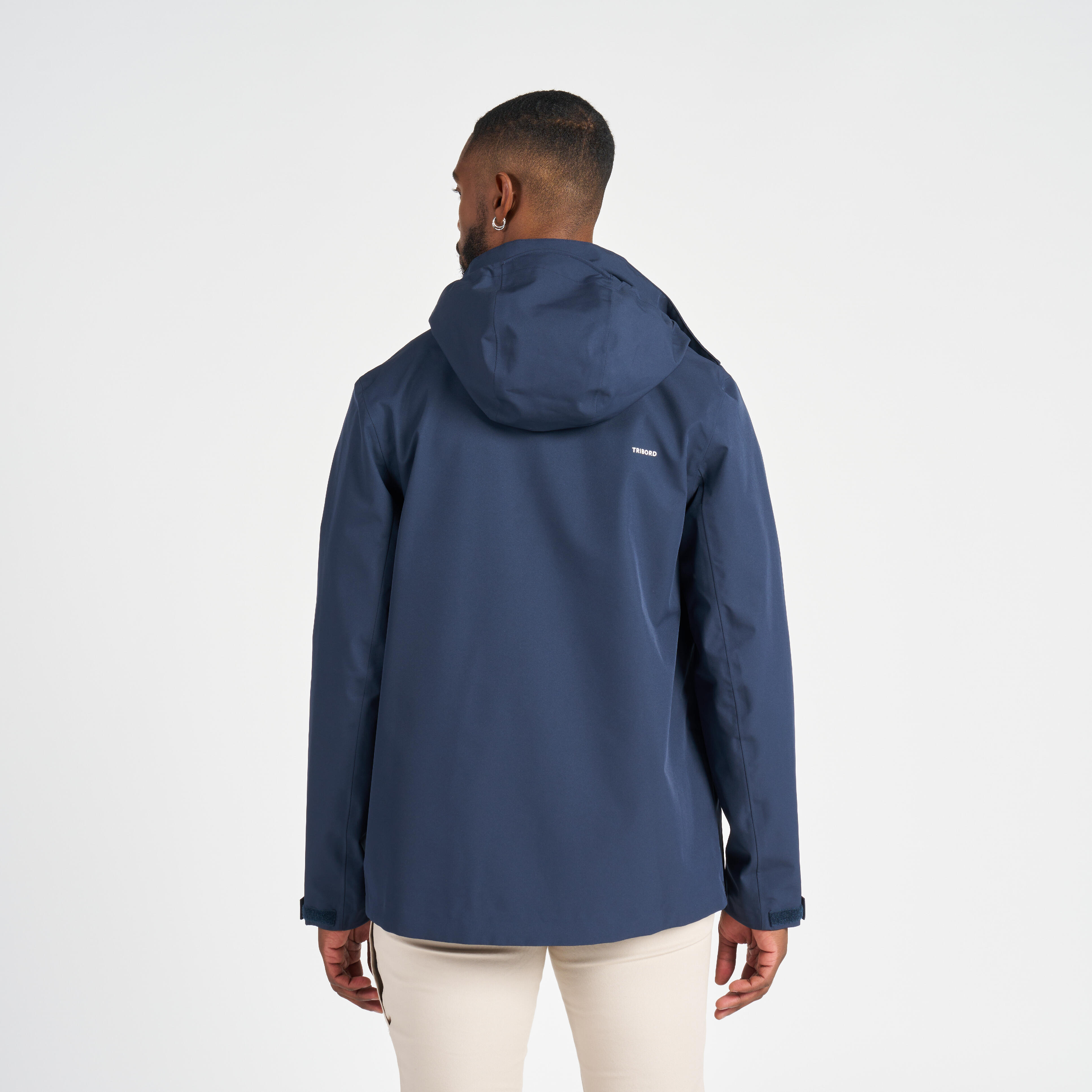 Men's windproof waterproof sailing jacket - SAILING 300 Navy Blue