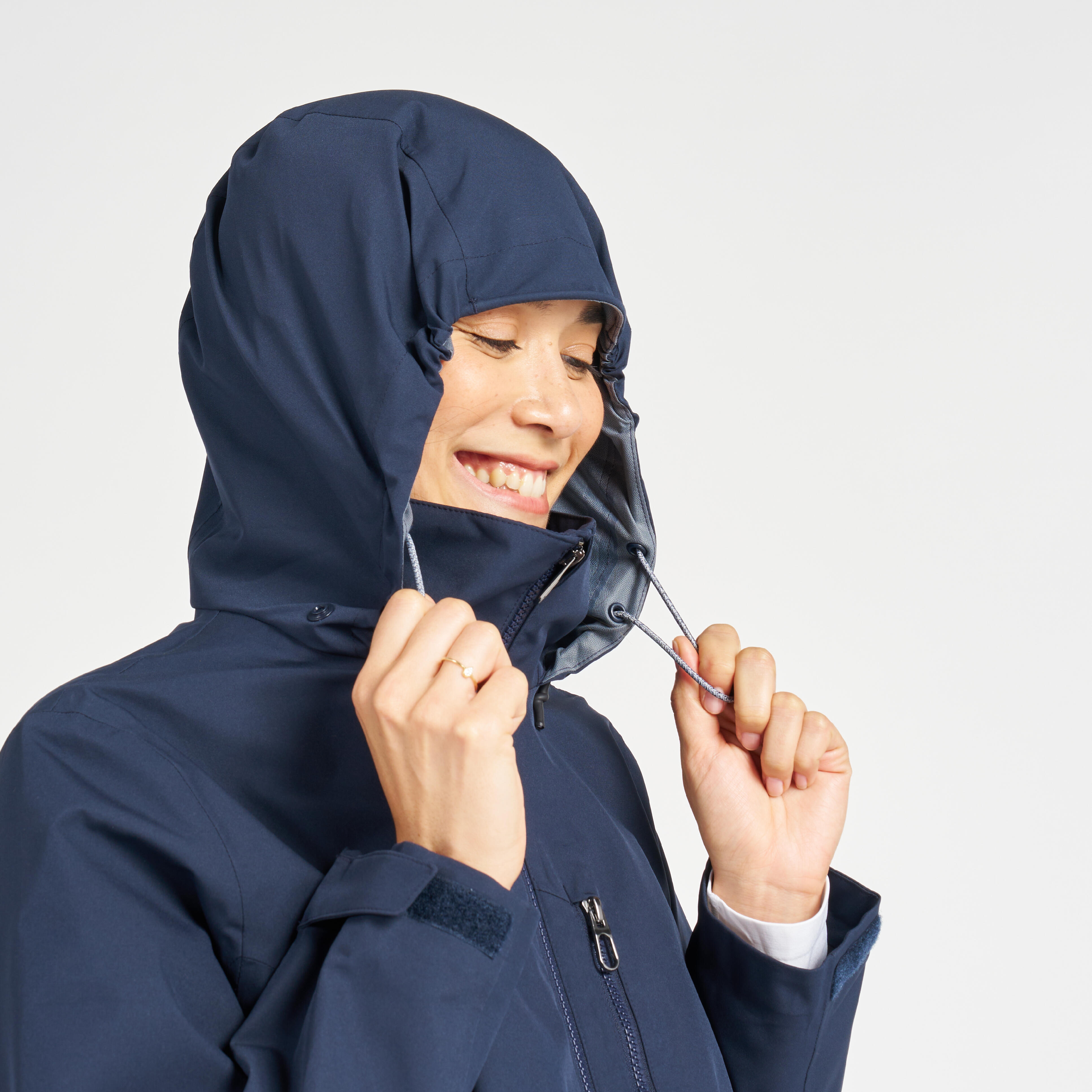 SAILING 300 Women's Windproof Jacket Navy Blue