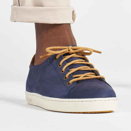 Vyriški odiniai žemaauliai batai „500“, mėlyni