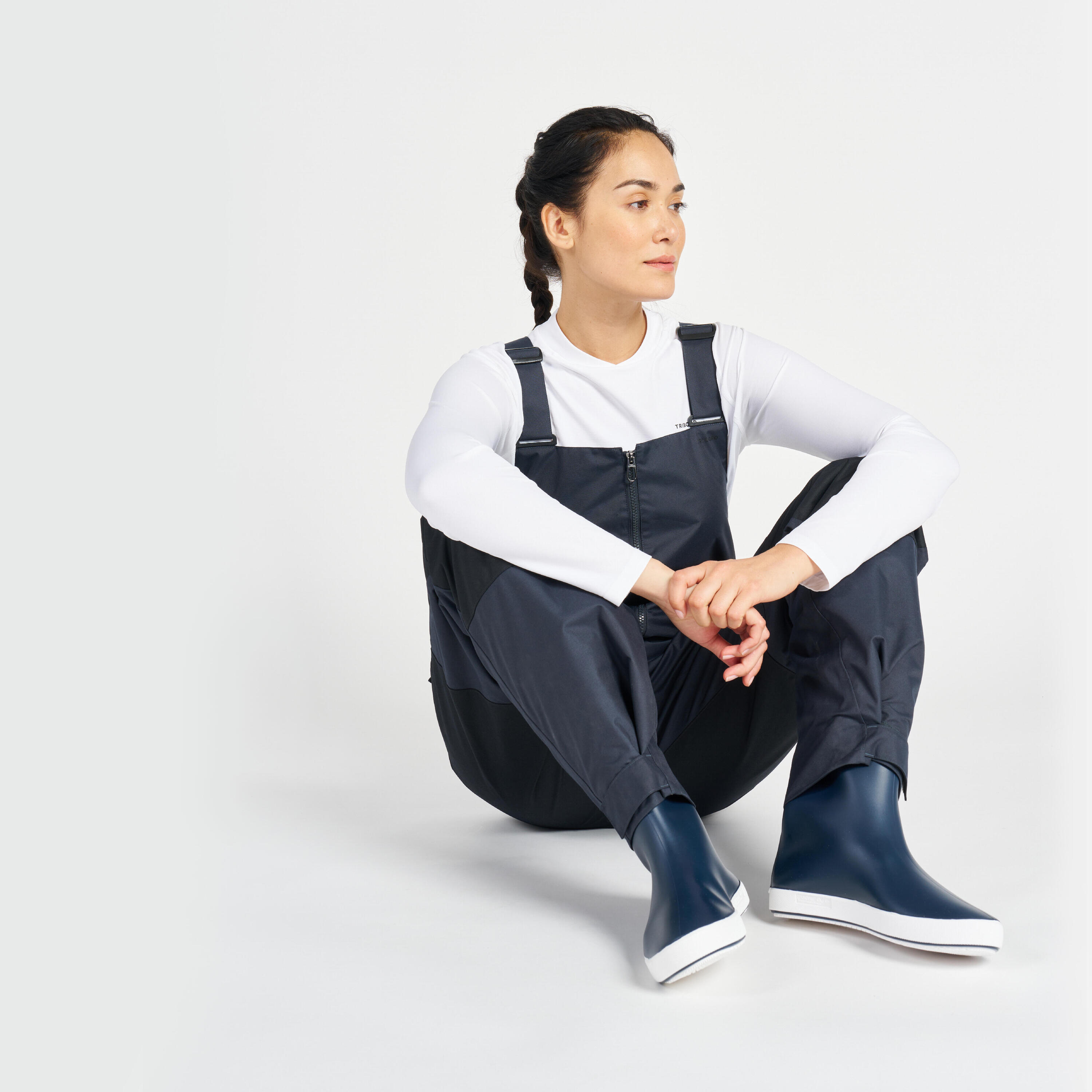 Segellatzhose Damen/Herren 100 grau 17/17