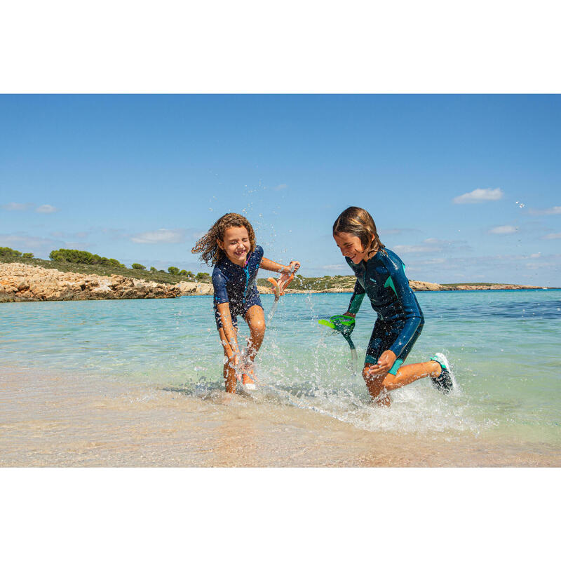 Calçado aquático com banda autoaderente Criança - Aquashoes 120 - Laguna