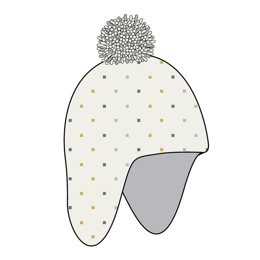 Baby Peruvian Hat SIMPLE WARM White Decathlon
