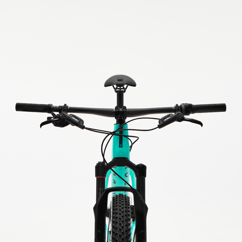 VELO VTT CROSS COUNTRY RACE 740 cadre carbone vert Reba pour les