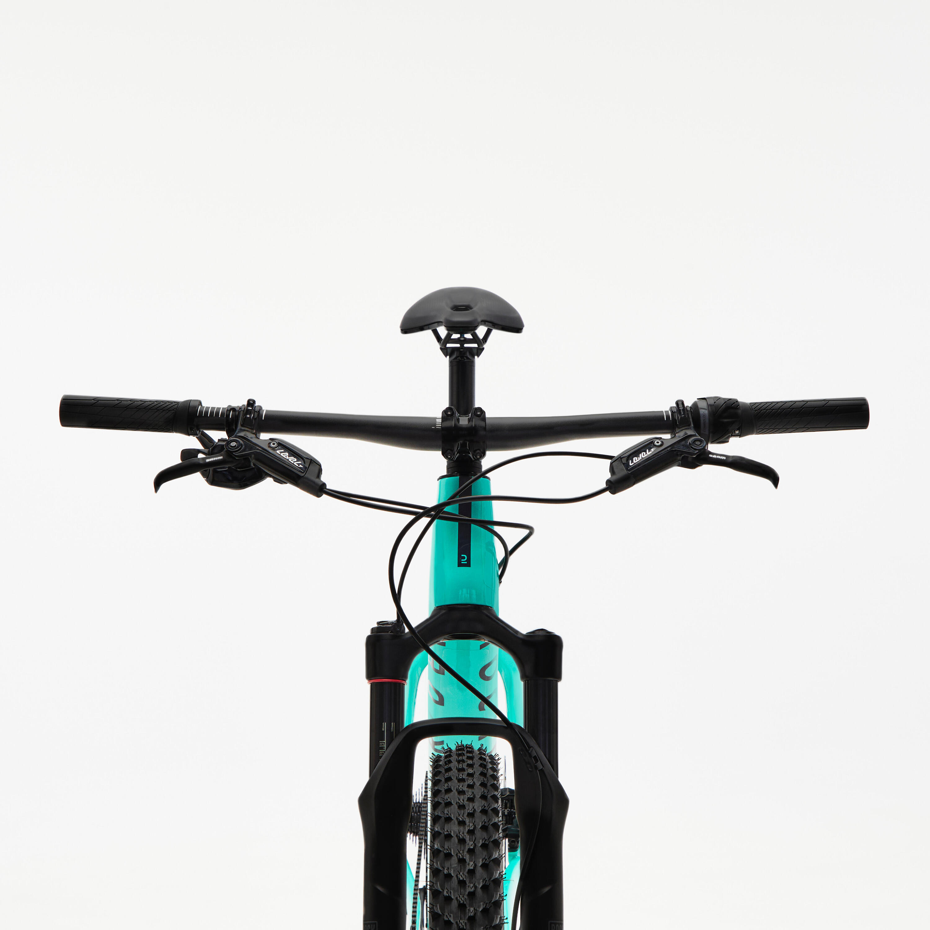 Cross Country Mountain Bike Race 740 Carbon Frame - Green 8/10
