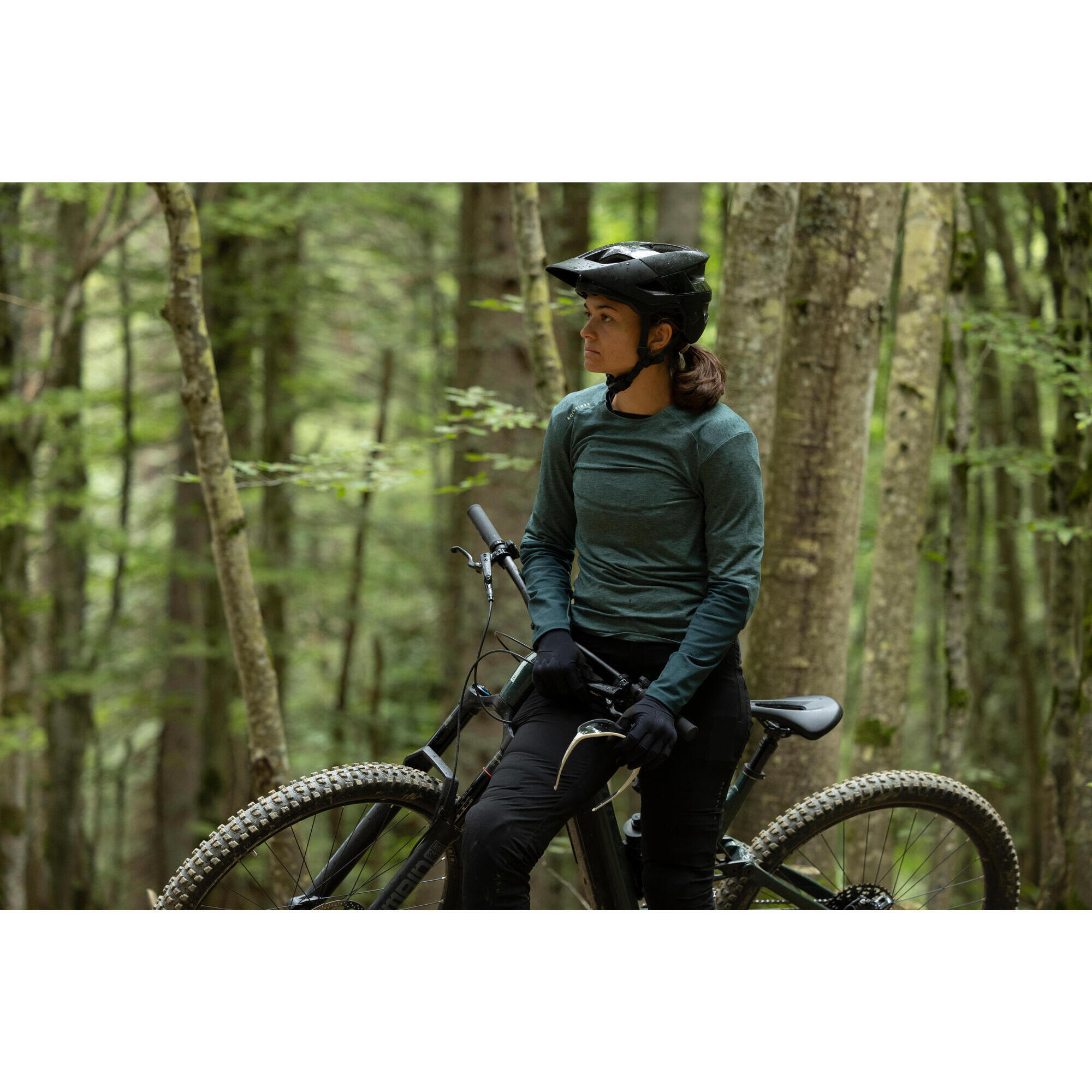 CASQUE VTT AM ENDURO FEEL NOIR ROCKRIDER Decathlon