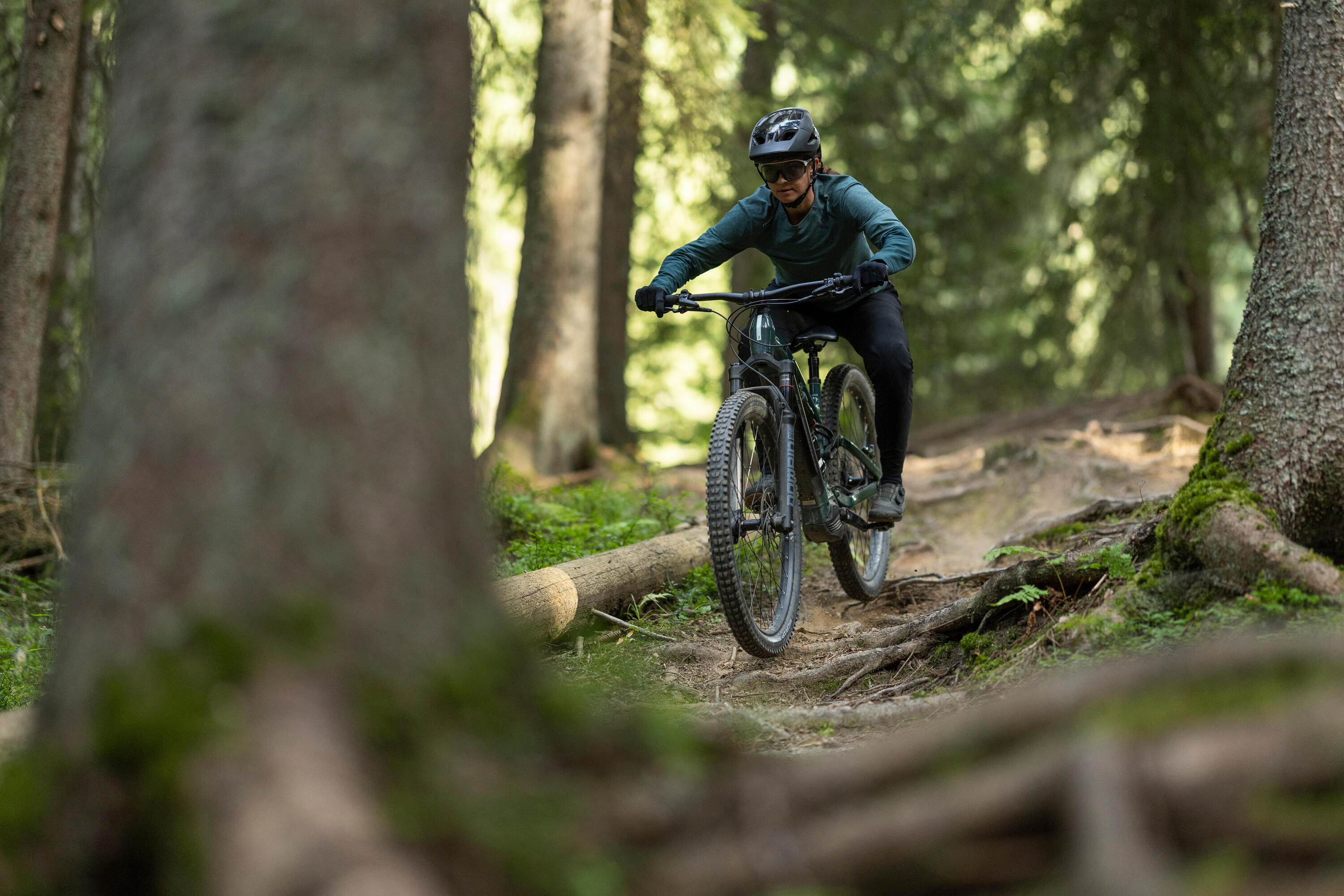 Mtb elettrica a pedalata assistita E-FEEL 900 S 29" verde 12/15