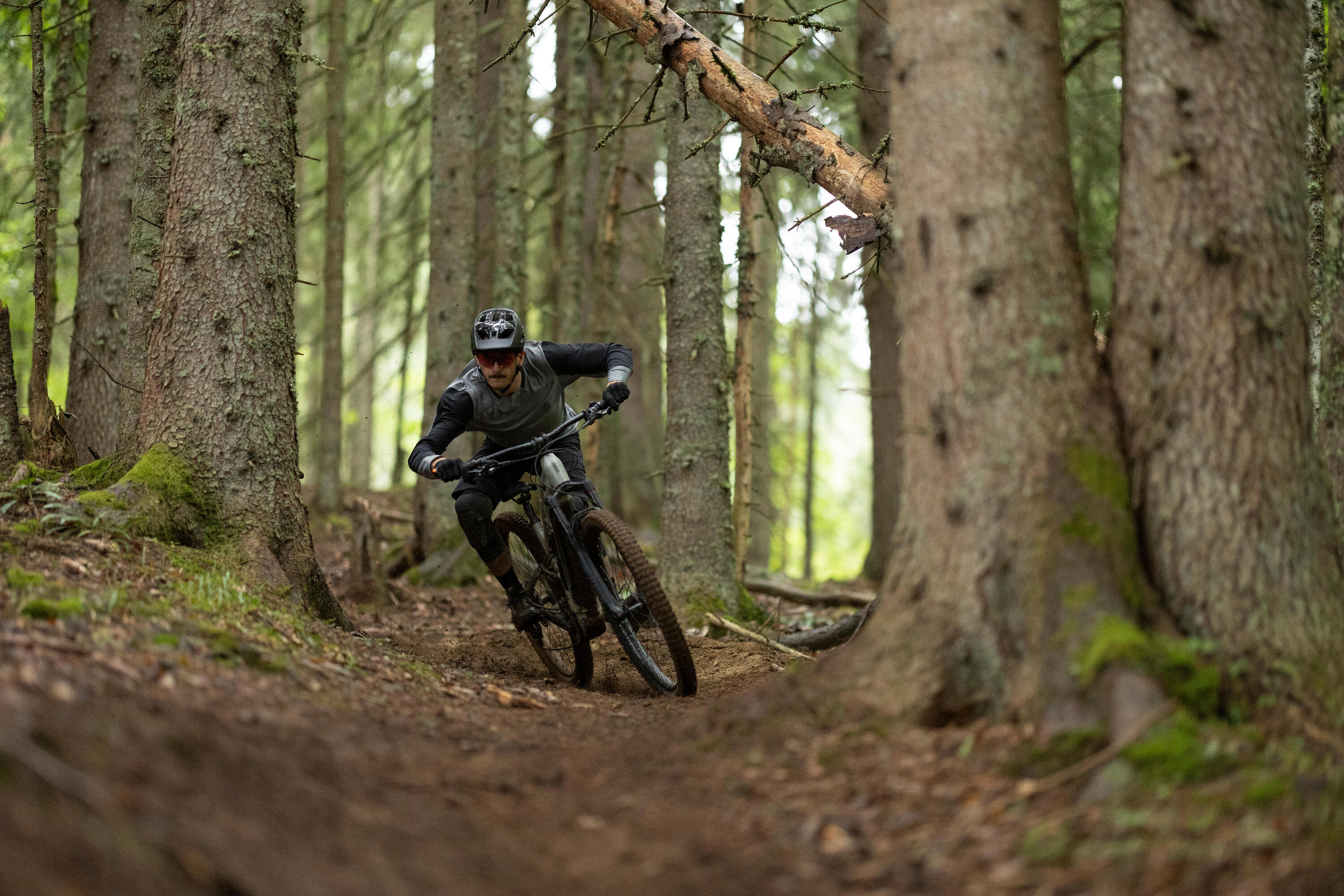 Vélo vtt électrique all-mountain tout suspendu 29" - e-feel 700 s 11/21