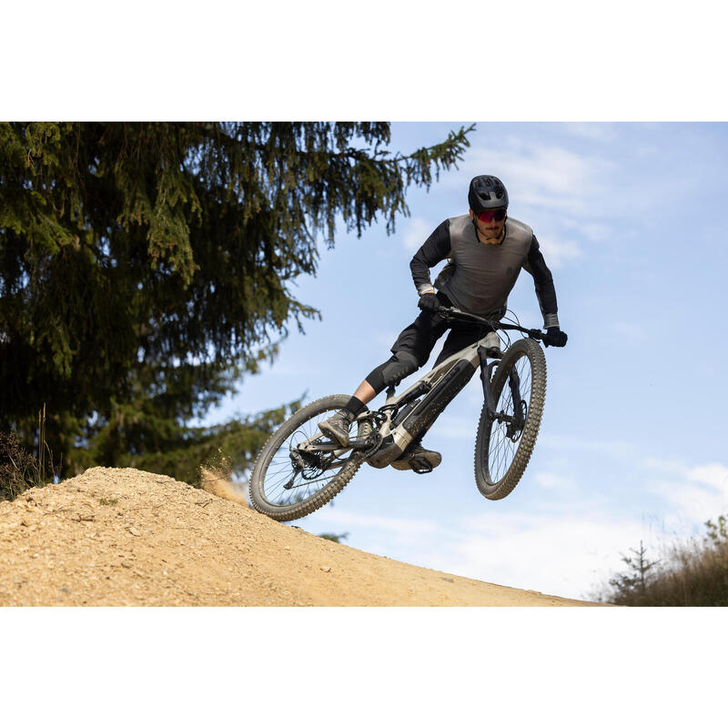 Ginocchiere ciclismo MTB FEEL D_STRONG Protezione Enduro all-mountain D3O®  ROCKRIDER