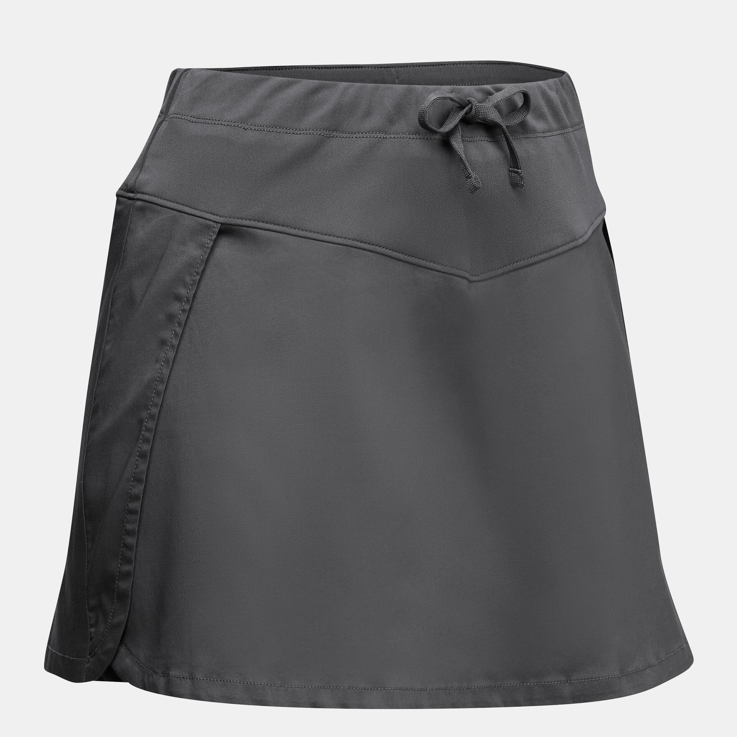 Women's Hiking Skirt - NH 500 Grey - Carbon grey, Carbon grey - Quechua -  Decathlon