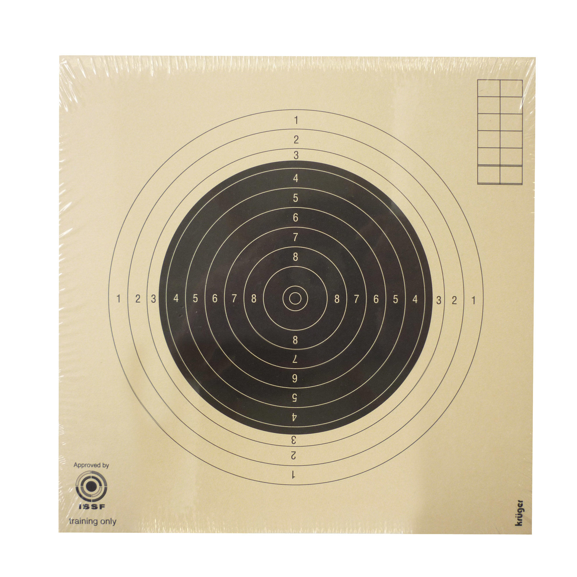 100 CARABINE TARGETS 50M. 20cm x 20cm