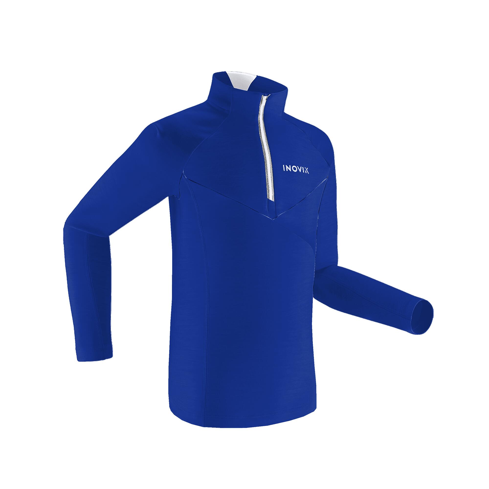 T shirt calda bambino XC S TS 100 gialla INOVIK Decathlon