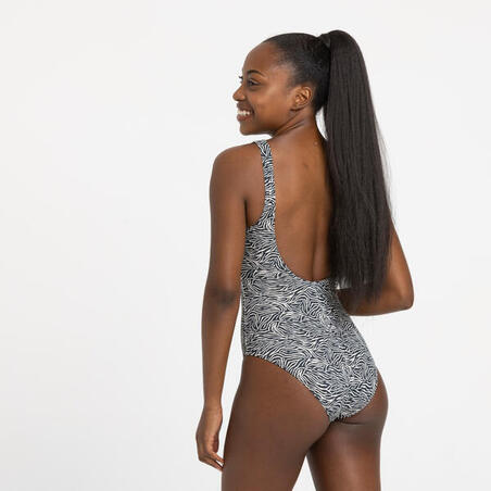 Купальник жіночий суцільний Heva Joy чорно-білий